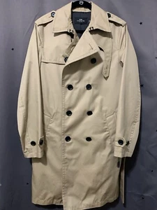 coach new york Herren Trenchcoat Farbe Beige Größe S - Bild 1 von 10