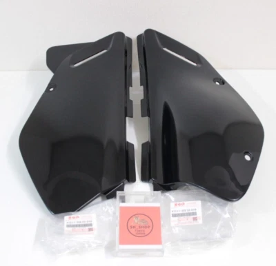 BLACK SIDE FRAME COVERS  LEFT  & RIGHT for SUZUKI 1996 - 2020 DR650SE - Image 1 of 4