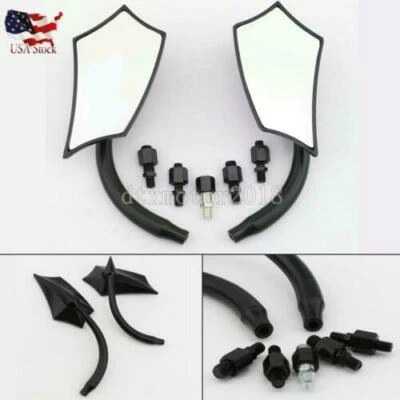 Motorcycle Rearview Mirrors For Yamaha Road Star Warrior Midnight XV1600 XV1700 - Image 1 of 4