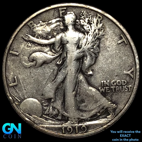 1919 S Walking Liberty Half Dollar   #E5008 Cover