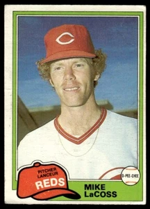 1981 O-Pee-Chee Mike LaCoss Cincinnati Reds #134 R180 - Picture 1 of 2