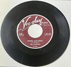 The Interns GOSPEL DOO WOP 45 When You Pray / The Road Home VEE JAY VG++/M- ÉCOUTER