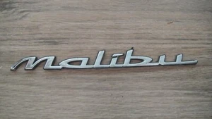 1997-2003 CHEVROLET MALIBU OEM CHROME SCRIPT EMBLEM - Picture 1 of 2