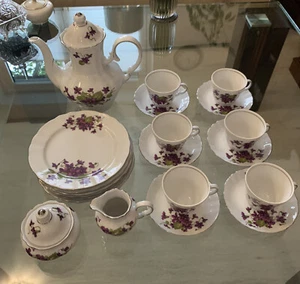 Winterling Marktleuthen Bavaria Kaffeeservice Komplett Antik Vintage 21 Teilig - Bild 1 von 24