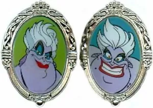 HTF OLD Disney Pin Lenticular Diva Ursula Good Bad The Little Mermaid Villain - Picture 1 of 1