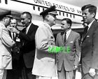 1962 PRESIDENT JOHN F KENNEDY & LBJ on Tarmac with Govt Officials PHOTO (163-e )