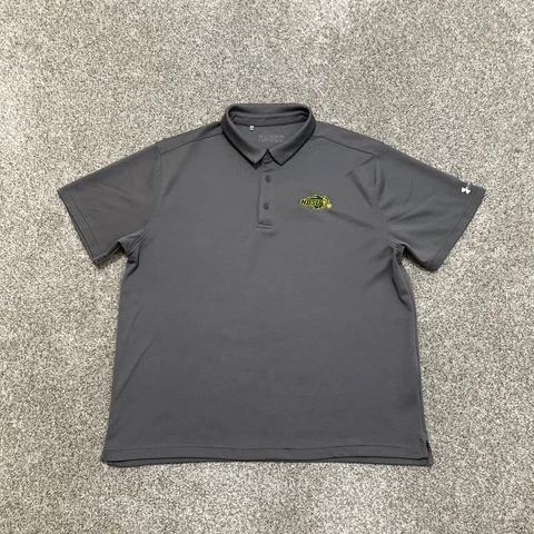 North Dakota State Bison Shirt Men XXL 2Xl Golf Polo Under Armour Heat NCAA NDSU Cover