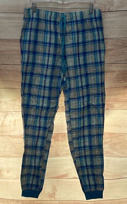 Женские брюки для отдыха Joe Boxer размер M синие клетчатые без карманов LBB76 - Изображение 1 из 3