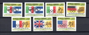 Honduras 1968 set IMP. Olympic/Flags stamps (Michel 702/08) MNH - Picture 1 of 1