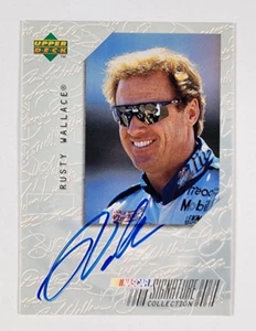 1999 Upper Deck NASCAR Signature Collection Rusty Wallace Auto #RW - Picture 1 of 6