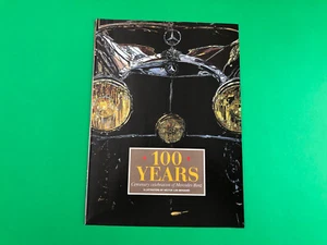 MERCEDES BENZ 100 YEARS CELEBRATION ORIGINAL PRINT AD 9 PAGE ROAD TEST PRINTED - Picture 1 of 5