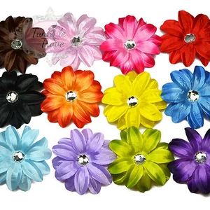 Empuñaduras grandes para clips de cabello con flor de lirio. Accesorio de boda para damas de honor - Imagen 1 de 14