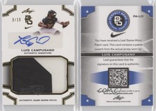 2016 Leaf Perfect Game National Showcase Gold /15 Luis Campusano Patch Auto