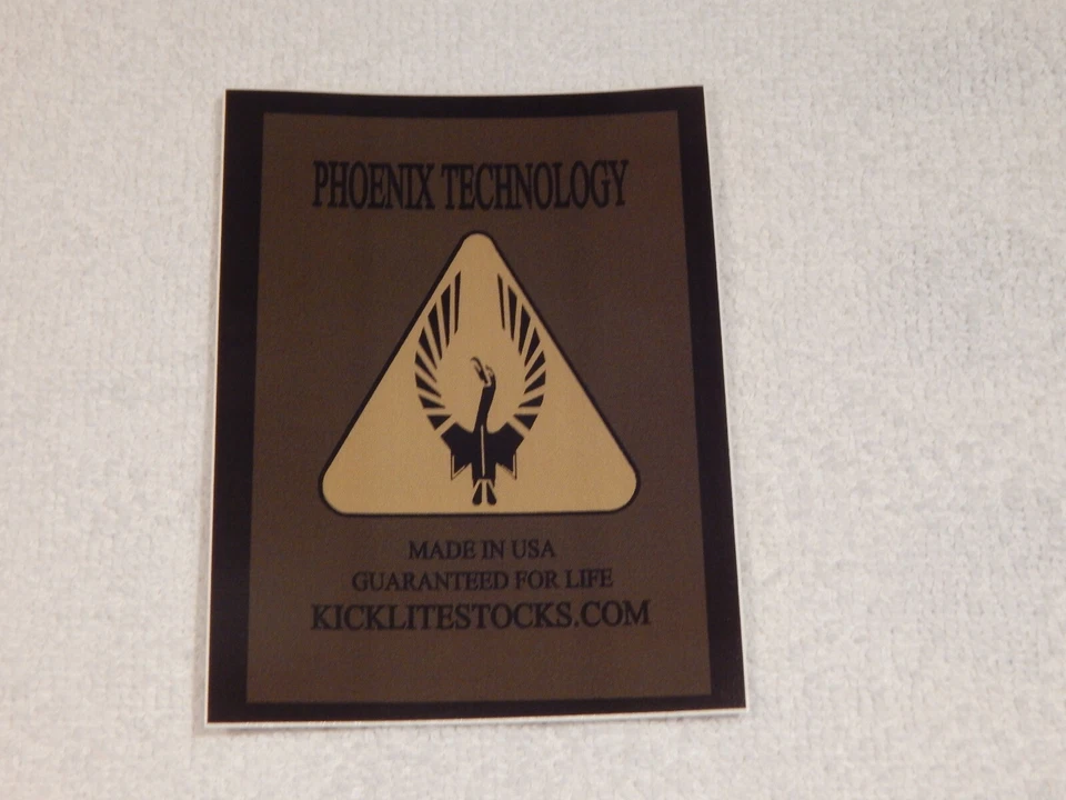 PHOENIX TECHNOLOGY TACTICAL GEAR FIREARMS AMMO HUNTING RIFLE GUN STICKER DECAL  - Image 1 of 1
