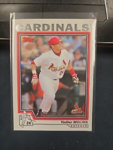 Yadier Molina RC Rookie First Year 2004 Topps #324 St. Louis Cardinals 