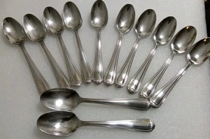 12 Lenox 6,5" PERLEN Edelstahl 18/10 Teelöffel Besteck  - Bild 1 von 5