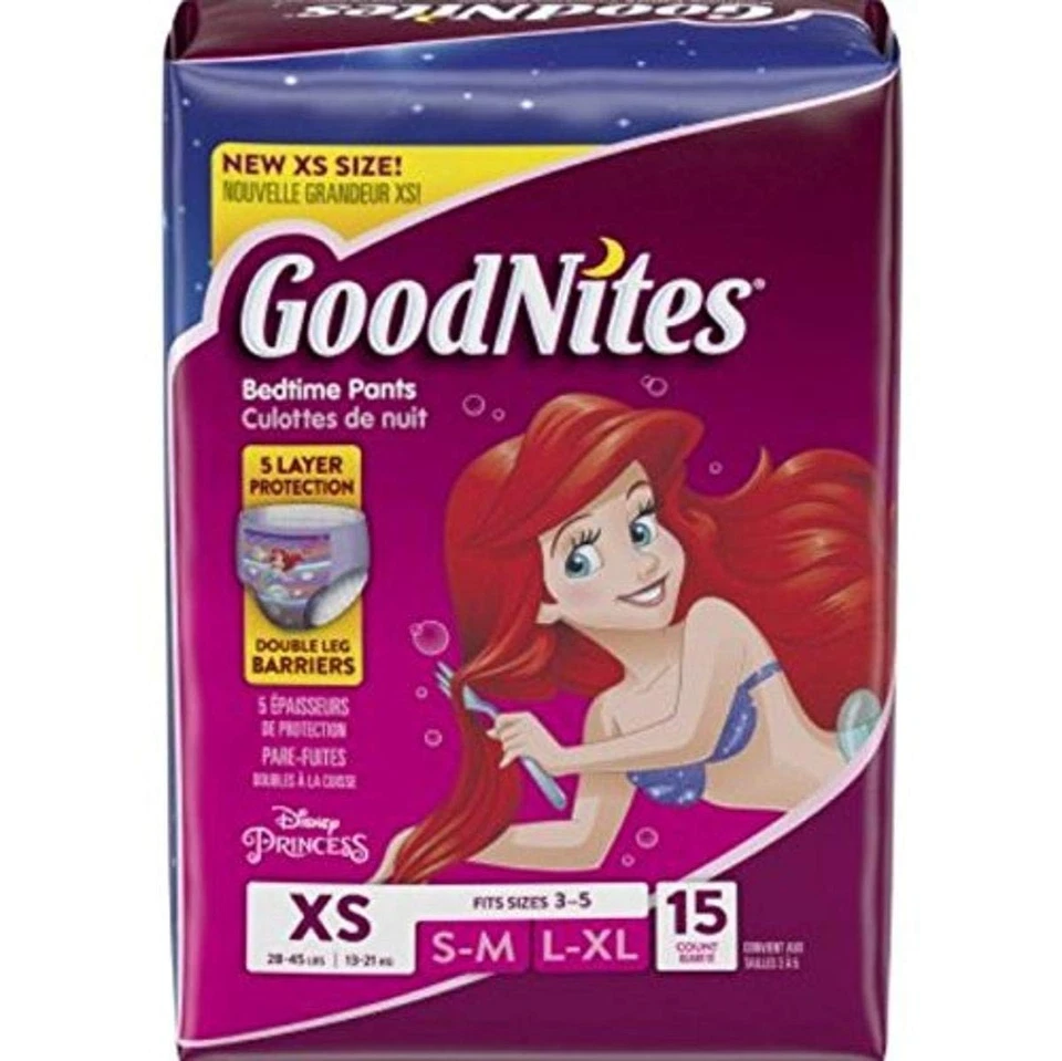 GoodNites Bedtime Bedwetting Underwear for Girls, XS, 15 Ct. (Packaging May - Image 1 of 1