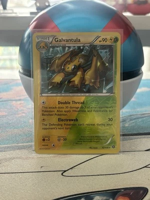 Galvantula 42/114 XY Steam Siege Pokemon Reverse Holo LP - Image 1 of 3