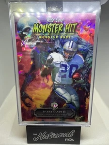 2025 Wild Card Barry Sanders 1/1 Monster Hit National Exclusive Oversized - Picture 1 of 2