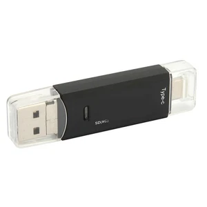 Card Reader 3 In 1 USB2.0 Micro Type C Multifunctional High Speed Sturdy Sta NEW - Afbeelding 1 van 12