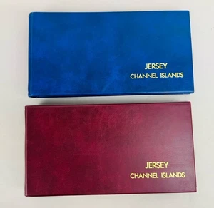 Jersey Channel Islands x 2 Presentation Stamp Book Albums - Picture 1 of 17
