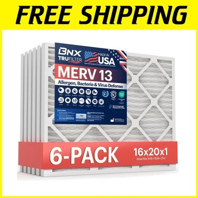 MERV 13 Air Conditioner HVAC Filter 6-Pack - Image 1 of 4