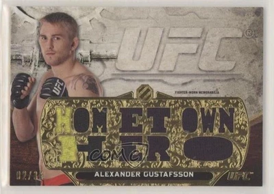 2014 UFC Knockout Triple Threads Relic /36 Alexander Gustafsson (Hometown Hero) - Image 1 of 2