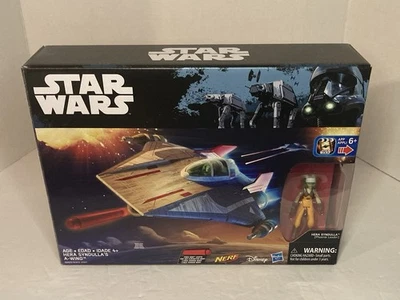 星球大战叛军赫拉·辛杜拉的A翼战斗机可动人偶NERF孩之宝2016 — 第 1/4 张图片