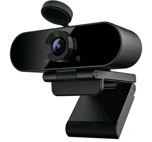 Smilodon Webcam HD 1080P, Pro, avec Grand Angle 110°, Housse de Confidentialité, Microphone - Photo 1/7