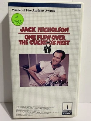 Thorn EMI VHS 1975 One Flew Over The Cuckoos Nest Jack Nicholson - Image 1 of 4