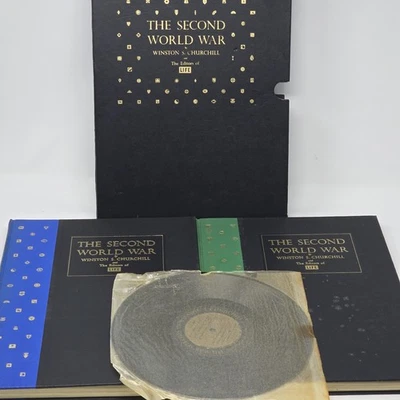 The Second World War 2-Volume + Vinyl Box Set Winston Churchill Time Life 1959 - Image 1 of 4