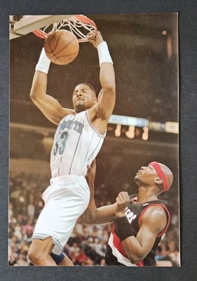 Foto de Alonso Mourning Charlotte Hornets 7"x10" Foto 1 de 4