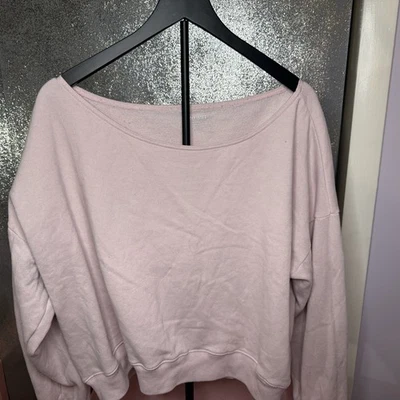 Suéter corto Hollister rosa XL para mujer Foto 1 de 4