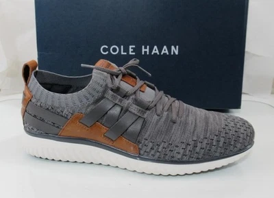 Para hombres Cole Haan Grand Motion Tejido Stitchlite Tenis Zapatos Gris Talla 10.5 Foto 1 de 4
