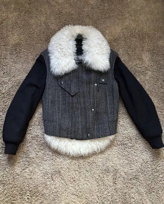 Chaqueta de piel de cordero Belstaff para mujer talla 38 hecha en Italia negra Foto 1 de 4