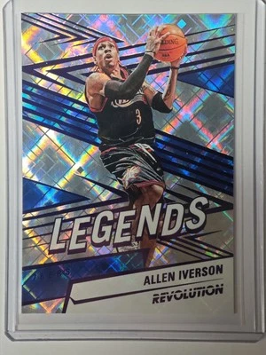 2024-25 Panini Revolution Allen Iverson Lightning 64/99 Sixers 163 - Image 1 of 2