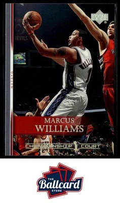 2007-08 Upper Deck #95 Marcus Williams Championship Court - Image 1 of 2