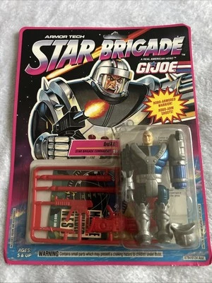 Hasbro Vintage 1993 GI Joe Armor Tech Star Brigade Duke 3.75" Figure Sealed - Image 1 of 4
