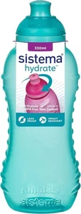Sistema Twist 'n' Sip Bottle, 330 ml-Assorted Colours, BPA-Free Plastic - Picture 1 of 3