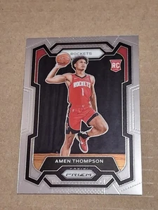 2023 AMEN THOMPSON PANINI PRIZM NBA ROOKIE CARD RC #150 HOUSTON ROCKETS  - Picture 1 of 2