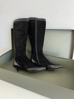 Auténticas botas de gamuza de colección Emporio Armani Foto 1 de 4