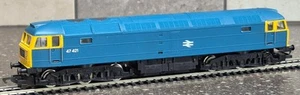 Hornby R075 Class 47 47421 in BR Blue Features Directional Lighting - Picture 1 of 13