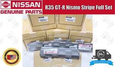 Nissan OEM STRIPE-ACCENT Full Set For R35 GT-R Nismo 2015-2016 Genuine - Image 1 of 4