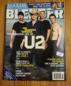 Maxim Blender Magazine November 2004 U2 Cover - Bild 1 von 2