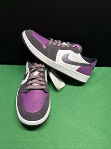 NEWAir Jordan 1 Low Golf NRG Purple Smoke White DZ9787-155 Mens Size 9.5 No Lid - Picture 1 of 8