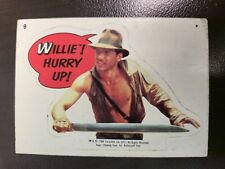  1984 Topps Indiana Jones Crusade Sticker card #9