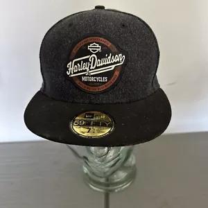 Harley Davidson Motorcycles Hat Genuine Motor Clothes 59Fifty New Era M 7 1/4 - Picture 1 of 15