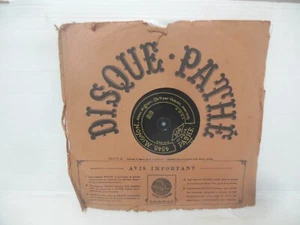 ultra rare excellent 14" antique 4543/4957 PATHE record MIREILLE/MIGNON - Picture 1 of 9