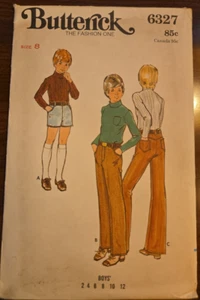 Butterick 6327 Boys Pants & Shorts Size 8 Vintage - Picture 1 of 5