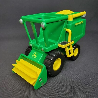 John Deere tractor toy RC2  corn harvest picker green yellow - Image 1 of 4